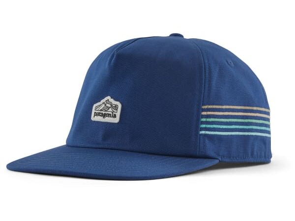 Casquette PATAGONIA Line Logo Ridge Stripe Funfarer Cap - Bleu - taille Unique 2024