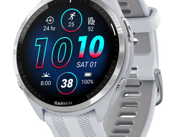 Montre GPS connectée GARMIN Forerunner 965 Gris / Blanc Unique 2025