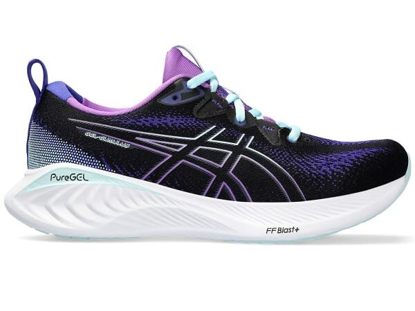 ASICS Gel-cumulus 25 - Chaussures de course pour femme - Bleu / Violet / Violet - Taille 37 1/2