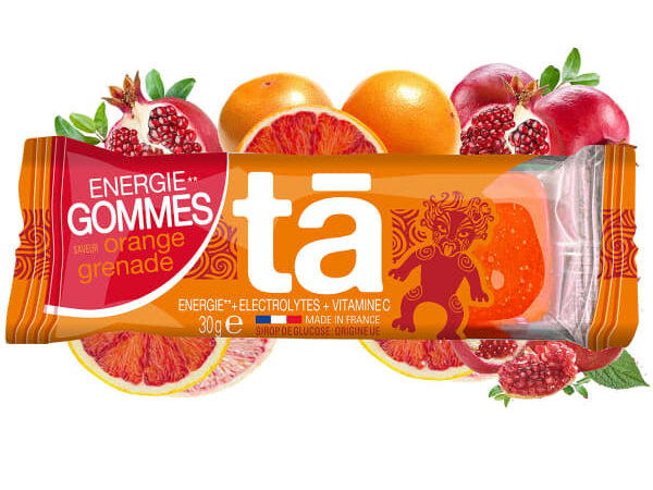 TA ENERGY Gommes Orange Grenade (caféine) Orange Unique 2025