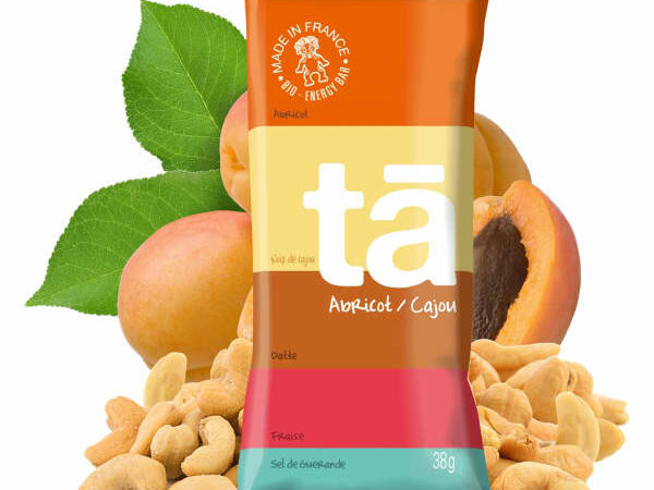 Barre énergétique bio à l'abricot et au cajou TA ENERGY (unité)