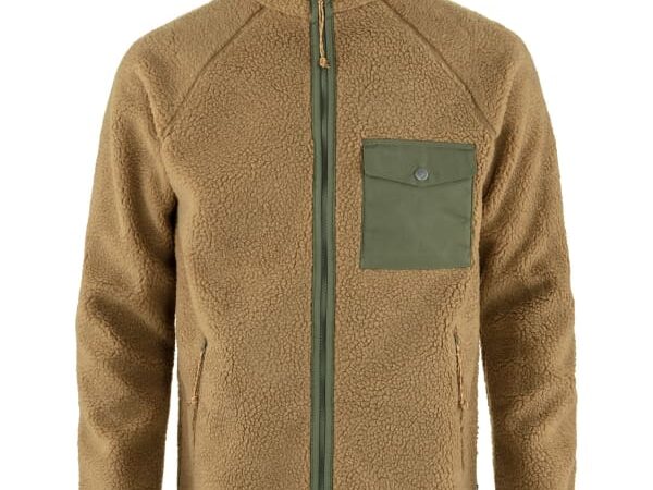 Veste polaire FJALLRAVEN Vardag Pile Fleece pour homme taille L Marron 2025
