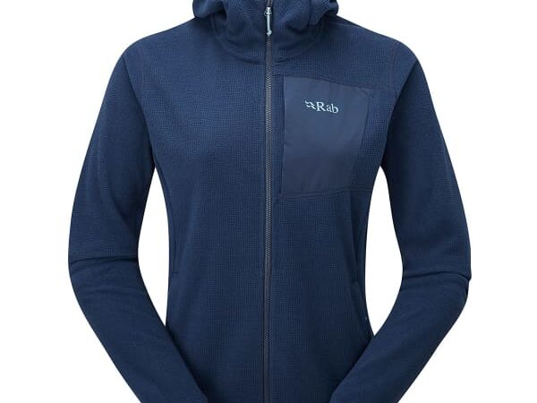 Veste technique à capuche pour femme Rab Tecton Hoody W - Bleu - Taille M 2025