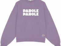 French Disorder Rosie Parole Sweatshirt - Violet - Size S 2024