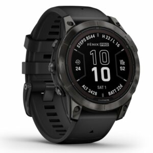 Montre Connectée Garmin Fenix 7 Pro Sapphire Solar Noir Unique 2024