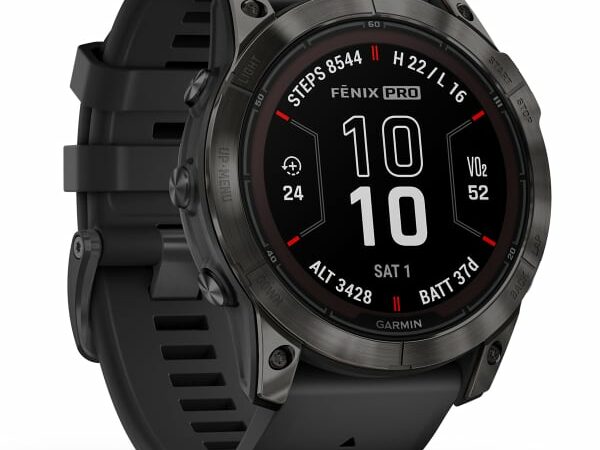 GARMIN Fenix 7x Pro Noir 2024 - Montre connectée de haute performance pour aventuriers