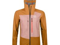 Veste technique femme ORTOVOX Mesola Jacket W - Marron / Rose / Orange - taille S 2025