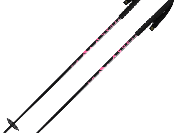 BLACK CROWS Oxus Noir / Rose 125 2025 - Bâton de ski libre léger et résistant