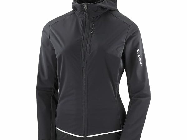 Veste de trail running SALOMON Light Shell Jacket W - Noir - taille L 2024