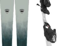 Pack ski Rossignol Experience W 86 Basalt + Nx 12 Konect Gw B90 Blk Chrom 24 - Gris / Bleu - modèle 2024 - taille 157