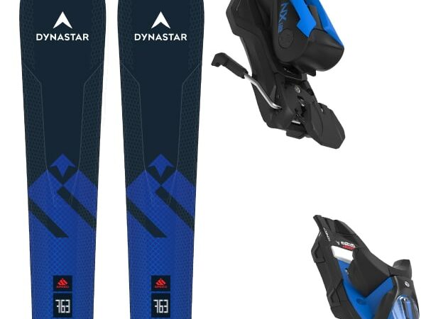 Pack ski Dynastar Speed 763 + Nx 12 K Gw B80 Blk Blue 25 - Bleu / Noir - modèle 2025 - taille 158