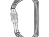 Mousqueton PETZL Am'd Screw-lock Gris Unique 2025 pour l'escalade et l'alpinisme
