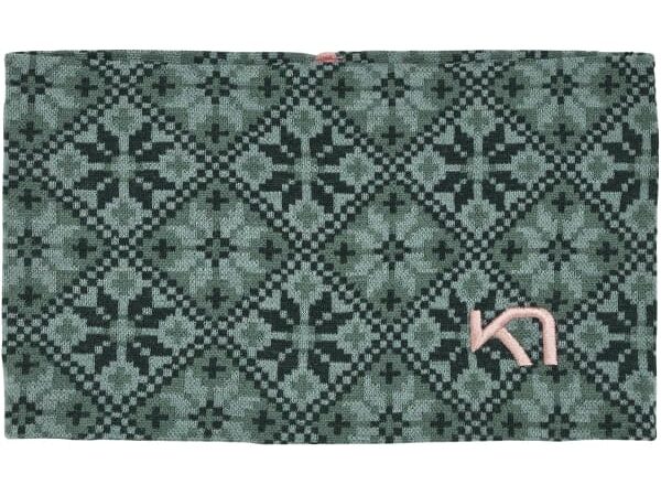 Bandeau KARI TRAA Rose Headband - Vert en laine mérinos