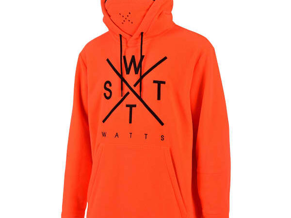 Sweat à capuche enfant WATTS Xtrack Jr - Orange - taille 6 ans
