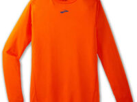Tee-shirt technique à manches longues Brooks High Point pour homme - Orange