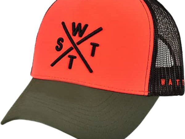 Casquette Trucker Cap Tribe WATTS - Vert / Orange / Noir - Taille Unique 2025