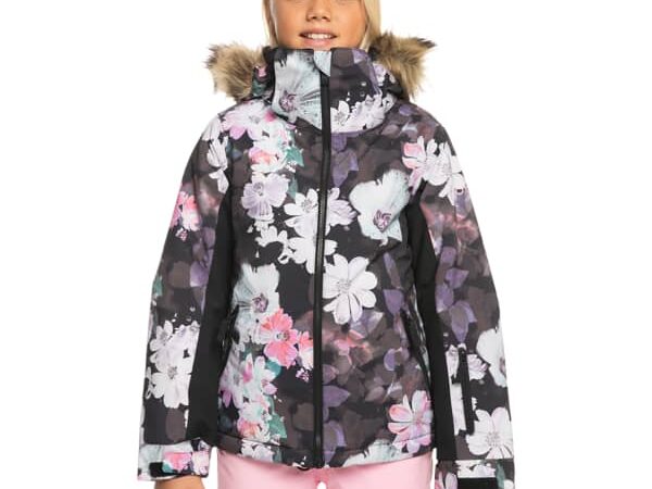 Veste de ski ROXY Jet Ski Girl Jk Snjt Multicolore - Taille 12 ans