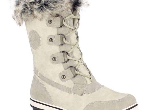 Bottes d'après-ski KIMBERFEEL Aponi Blanc Gris taille 38
