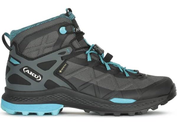 Chaussure de randonnée femme AKU Rocket Mid Dfs Gore-tex Ws - Noir / Gris / Bleu - taille 39 1/2 2025