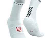 Chaussettes de running COMPRESSPORT Pro Racing Socks V4.0 Run High - Blanc - taille 35/38 2025