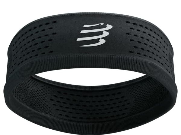 Bandeau de sport COMPRESSPORT Thin Headband On/off - Noir