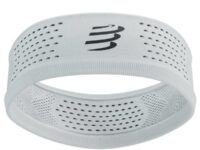Bandeau de sport Compressport Thin Headband On/off - Blanc - taille Unique