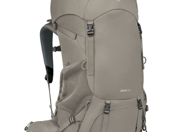 OSPREY Renn 50 Gris 2025 - Sac à dos de randonnée pour femme ultra léger et volumineux