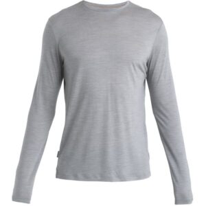 ICEBREAKER M Merino 125 Cool-lite Sphere Iii Ls Tee – Gris – taille S 2025