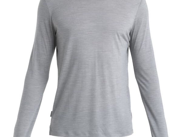 ICEBREAKER M Merino 125 Cool-lite Sphere Iii Ls Tee - Gris - taille S 2025