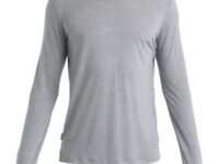 Haut technique Icebreaker M Merino 125 Cool-lite Sphere III LS Tee - Gris - Taille S 2025