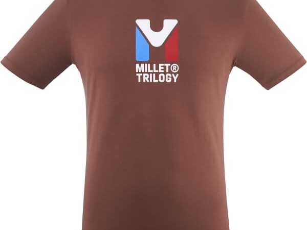 Tee-shirt technique Millet Chamonix Trilogy TS SS pour homme - Rouge / Marron - Taille M 2025