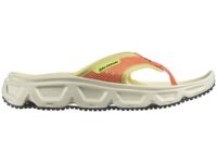 Sandales SALOMON Reelax Break 6.0 W - Beige / Orange - taille 40 2/3 2024 pour la récupération sportive