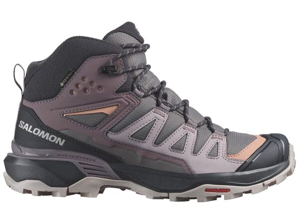 Chaussure de randonnée SALOMON X Ultra 360 Mid Gore-tex W - Violet / Gris - taille 37 1/3 2025