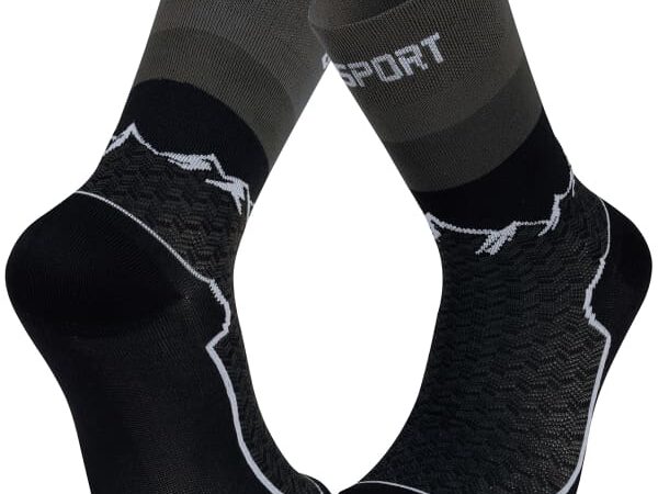 BV SPORT Double Gr Haute - Chaussettes de randonnée noir taille 36/38