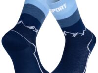 BV SPORT Double Gr Haute - Chaussettes de randonnée - Bleu - taille 36/38