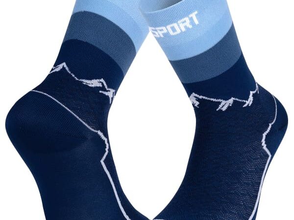 BV SPORT Double Gr Haute - Chaussettes de randonnée Bleu 36/38