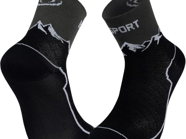 BV SPORT Double Gr Mid - Chaussettes de randonnée noires (taille 36/38)