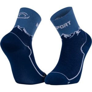 BV SPORT Double Gr Mid – Chaussettes de randonnée légères et respirantes – Bleu – taille 39/41 2026