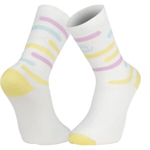 Chaussettes BV SPORT Light Run Haute Rio – Jaune / Rose – Taille 39/41