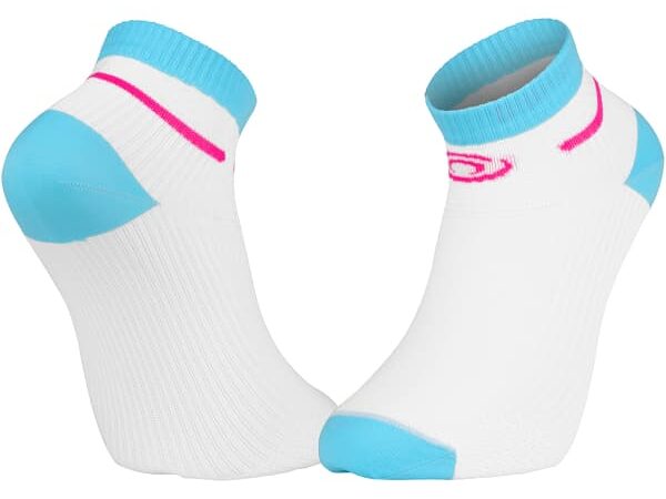 Chaussettes de running BV SPORT Light Run Courte - Blanc / Bleu - Taille 39/41 2026