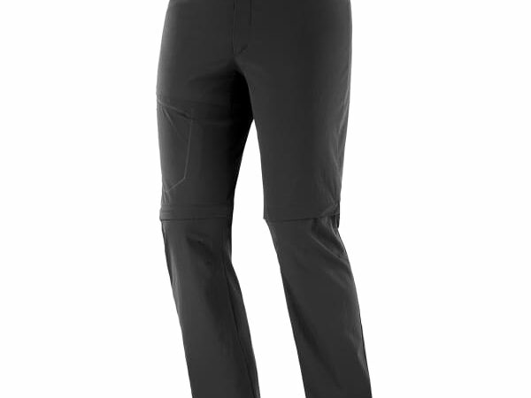 Pantalon de randonnée Salomon Wayfarer Zip Off Pants - Noir - Taille 40 2025