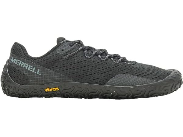 Chaussures de trail minimalistes MERRELL Vapor Glove 6 pour homme - Noir / Gris - taille 41 2025