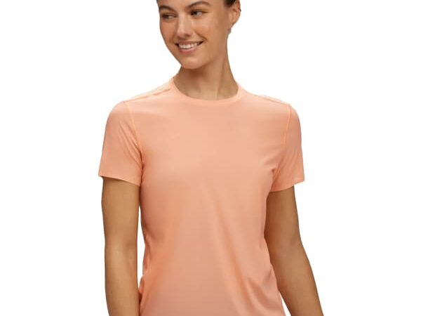 HOKA ONE ONE W Airolite Run Short Sleeve - Orange - taille L 2024