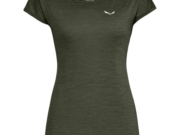 T-shirt SALEWA Puez Melange Dry W pour femme - Vert - taille XL