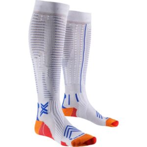 Chaussettes X-SOCKS Run Expert Effektor Otc – Blanc / Orange / Bleu – taille 39-41