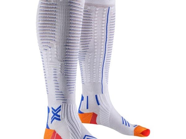 Chaussettes X-SOCKS Run Expert Effektor Otc - Blanc / Orange / Bleu - taille 39-41