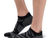 Chaussettes de running ON RUNNING Performance Low Sock - Noir / Gris - Taille 42/43 2024