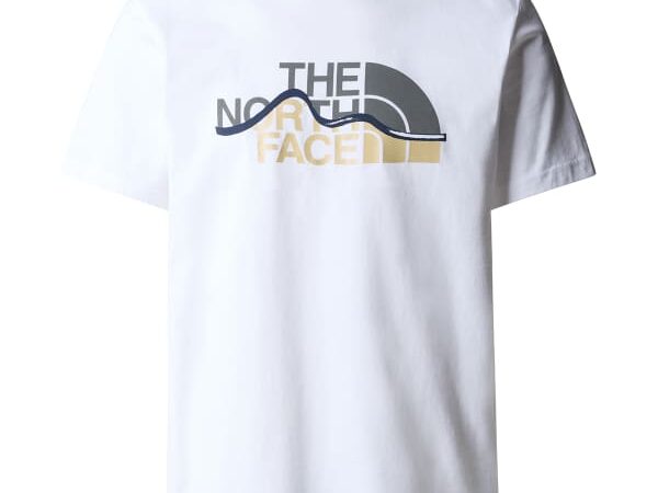 Tee-shirt THE NORTH FACE M S/s Mountain Line - Blanc - taille M 2025