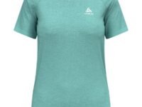 Tee-shirt technique de running Odlo Ts Crew Neck S/s Essential Seamless W - Vert - Taille M 2024