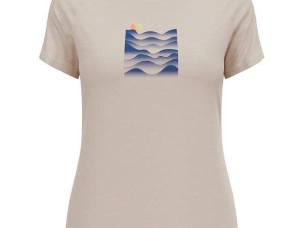 Tee-shirt ODLO W Ascent Pw 130 Sunset Crew Neck S/s - Gris - taille XS 2024